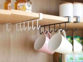 Organizador colgante 6 ganchos para estante